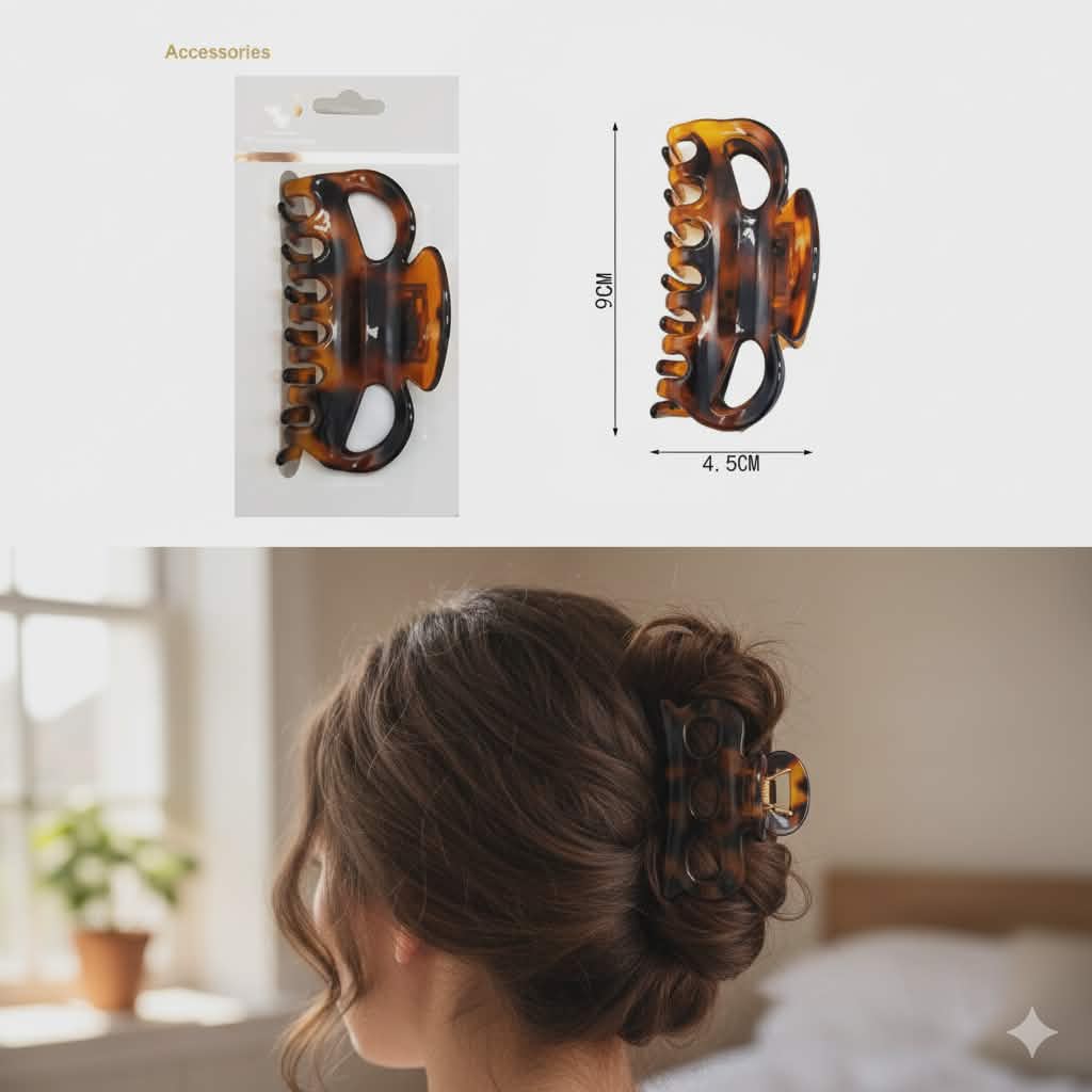 PINCE À CHEVEUX MARRON