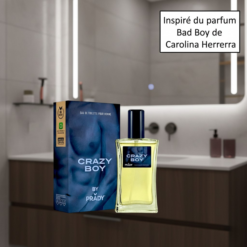 EAU DE TOILETTE CRAZY BOY POUR HOMME 90ML.