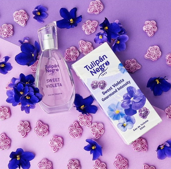 EAU DE TOILETTE SWEET VIOLETA 50ML. TULIPAN NEGRO