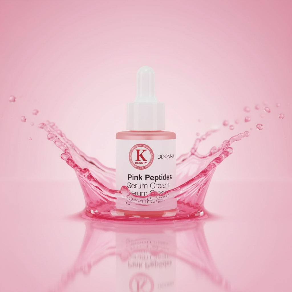 Sérum K-Beauty Pink Peptides - Formule Coréenne - D'Donna
