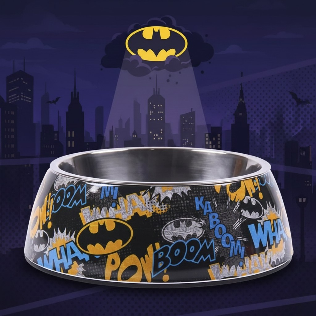Gamelle pour chien ou chat Batman Boom, 180 ml