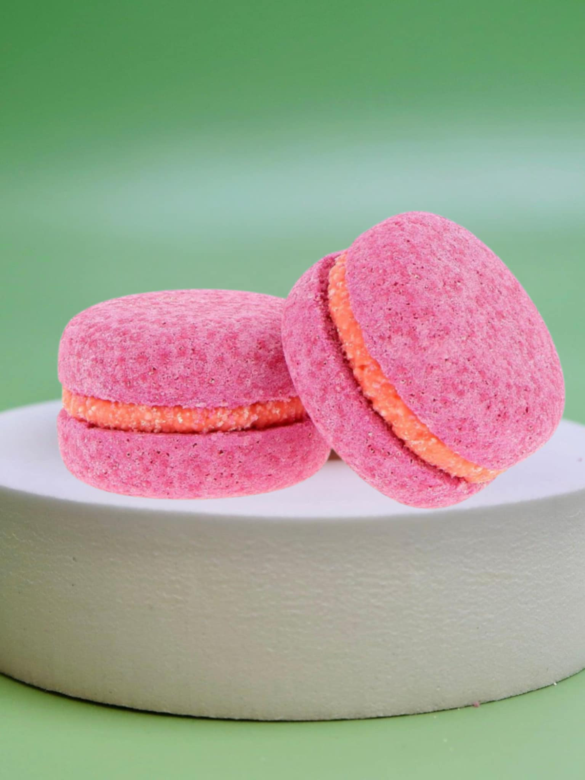 Macaron effervescent 70g, senteur Framboise