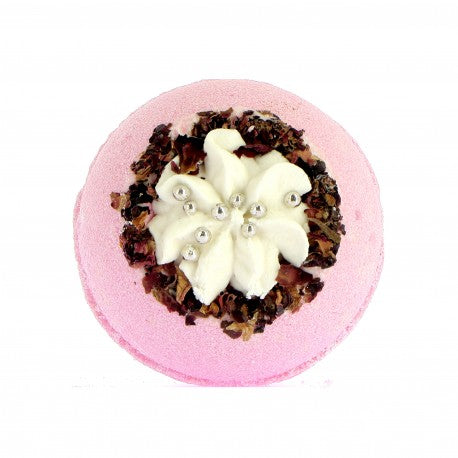 Boule effervescente pour le bain "CHERRY PARTY" 190g, senteur cerise
