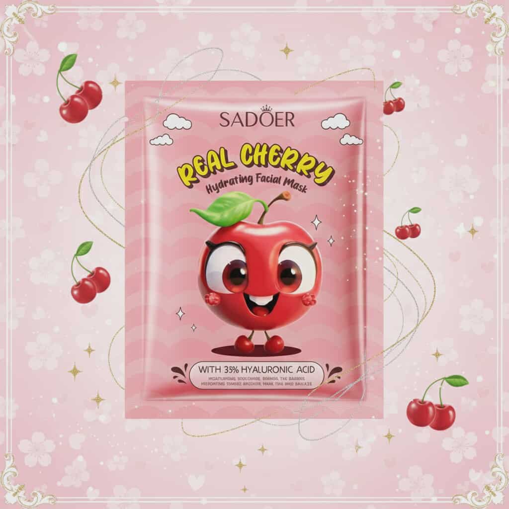 MASQUE HYDRATANT CHERRY + ACIDE HYALURONIQUE 25GR.