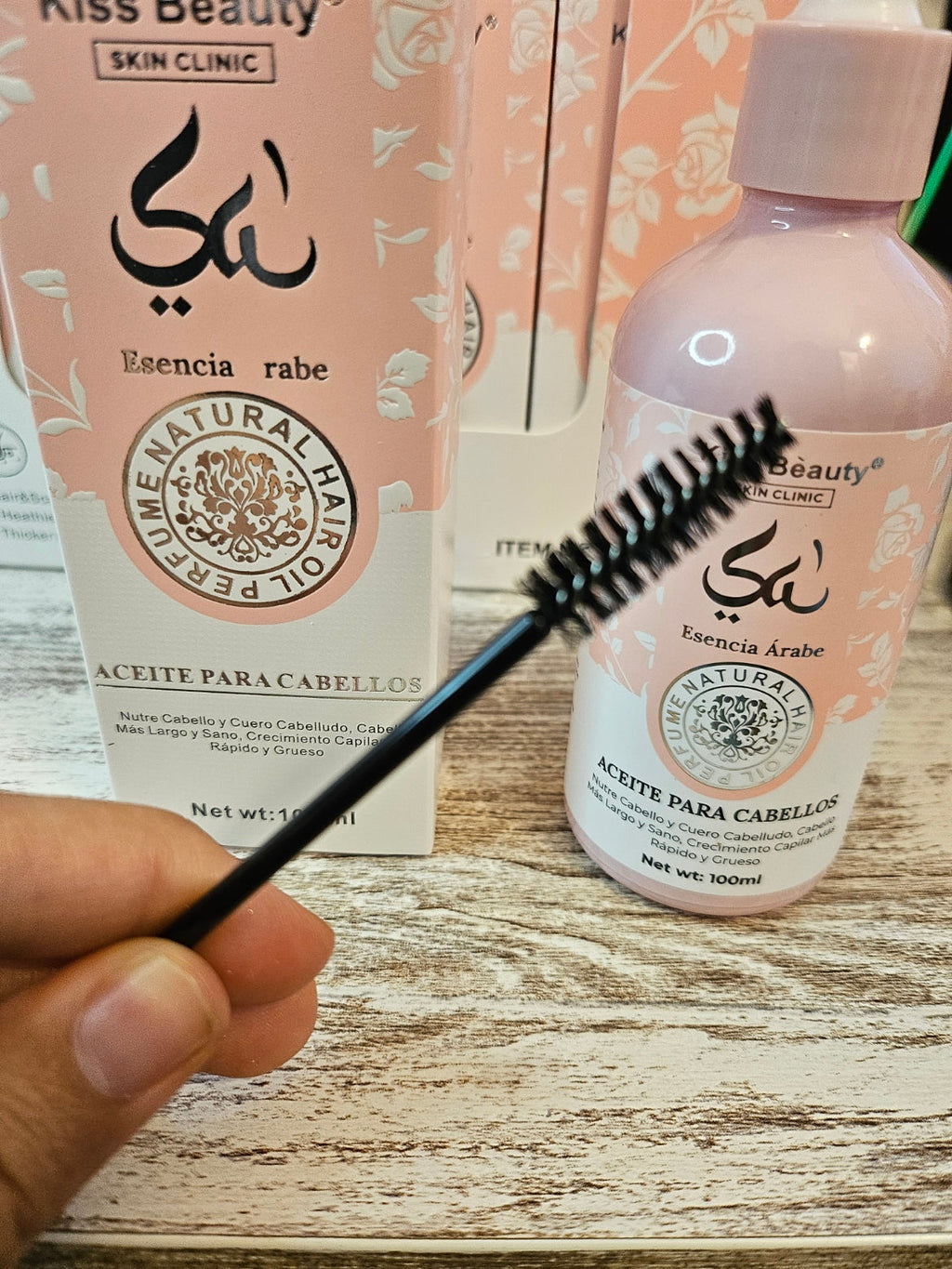 HUILE CAPILLAIRE ARAB ESSENCE 100ML. KISS BEAUTY