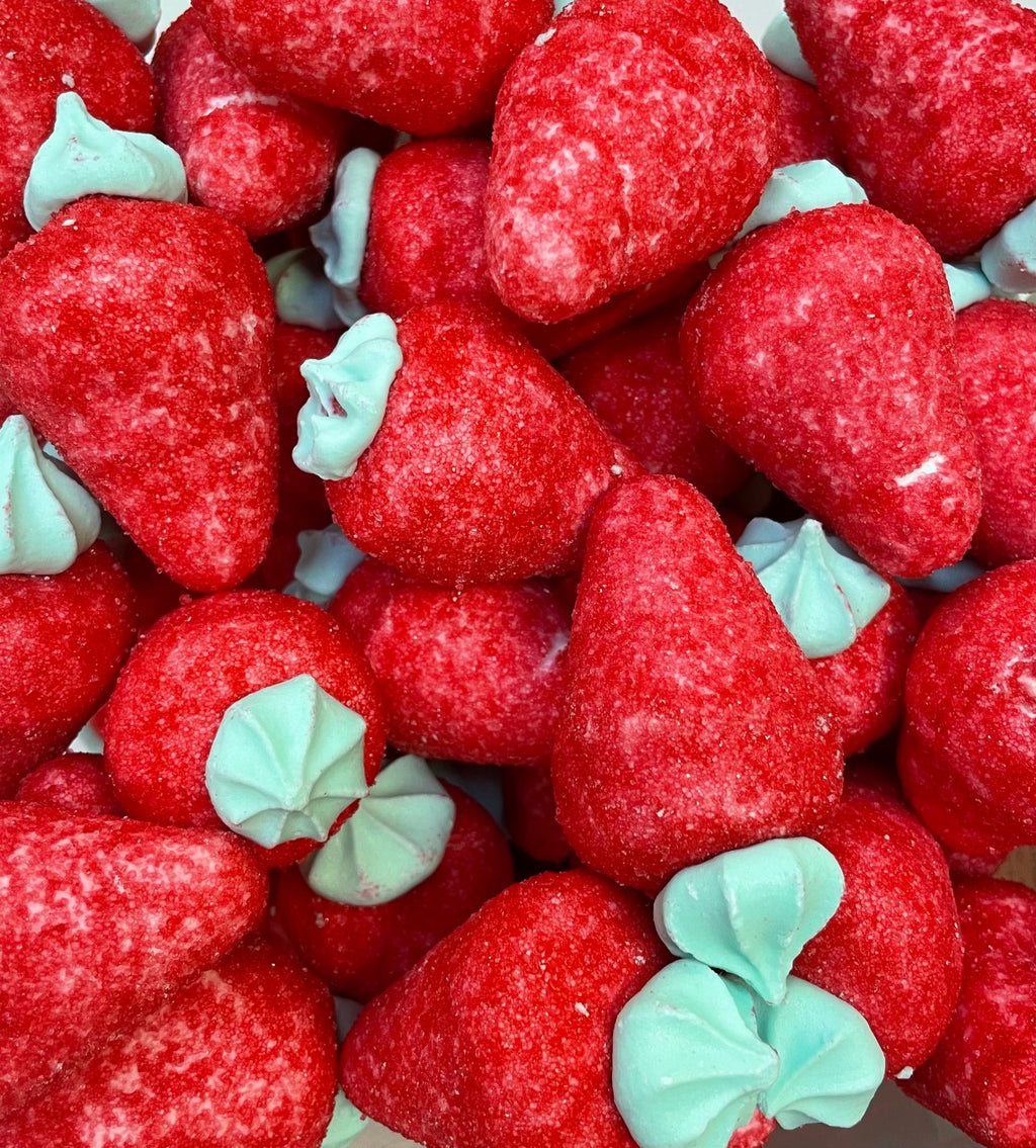 Fraises en guimauve par 5