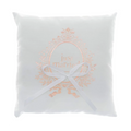 Coussin porte-alliances Just Married ROSE GOLD - pièce
