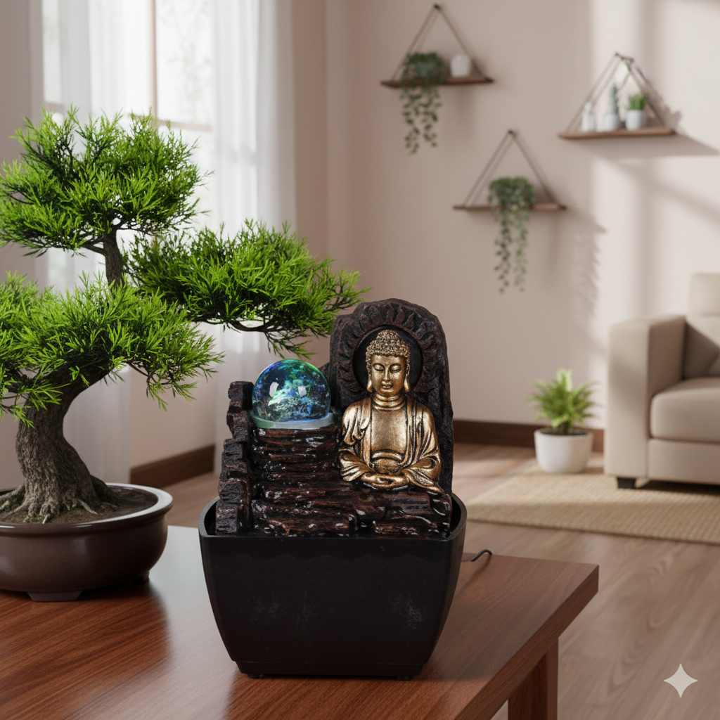 Fontaine Bouddha Theravada