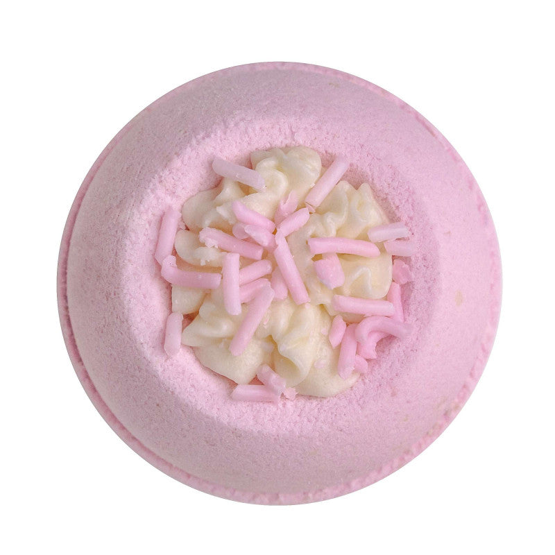 Boule effervescente pour le bain "FRAISY DREAMS "190g, senteur fraise