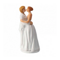 Statuette couple de femmes H. 14cm - pièce
