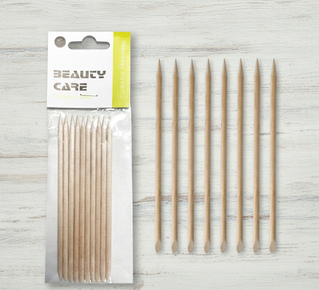 Beauty care - Bâtonnets repousse cuticules en bois x10