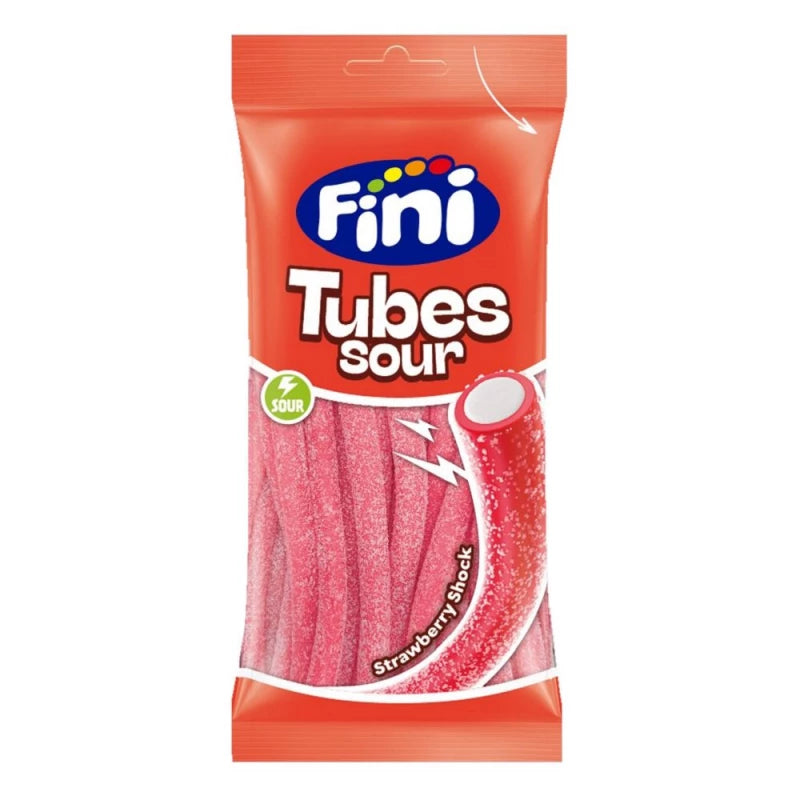 Sachet Fini 80 gr Bâton fraise acide