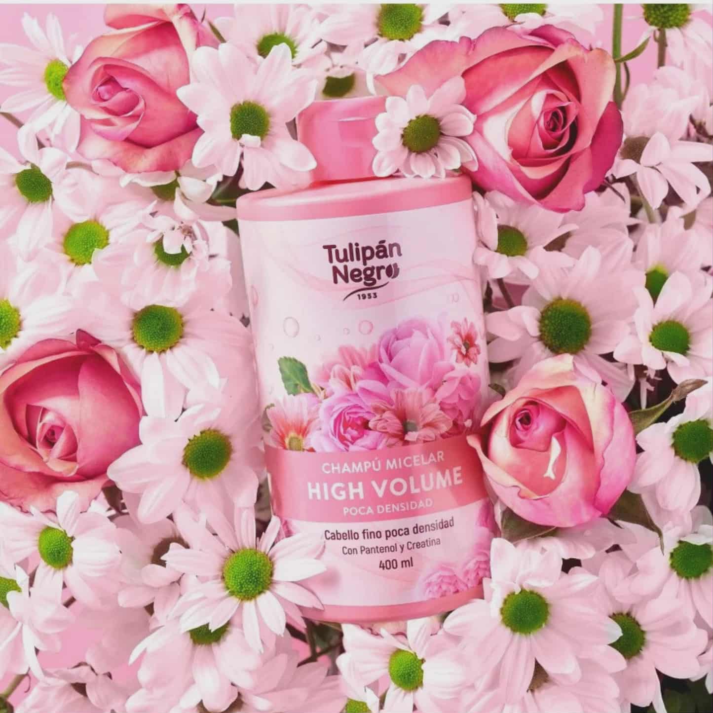 SHAMPOING MICELAR HAUT VOLUME 400ML. TULIPAN NEGRO