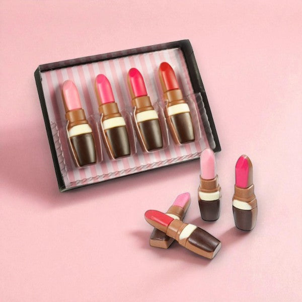 COFFRET INSOLITE ROUGE À LÈVRES EN CHOCOLAT