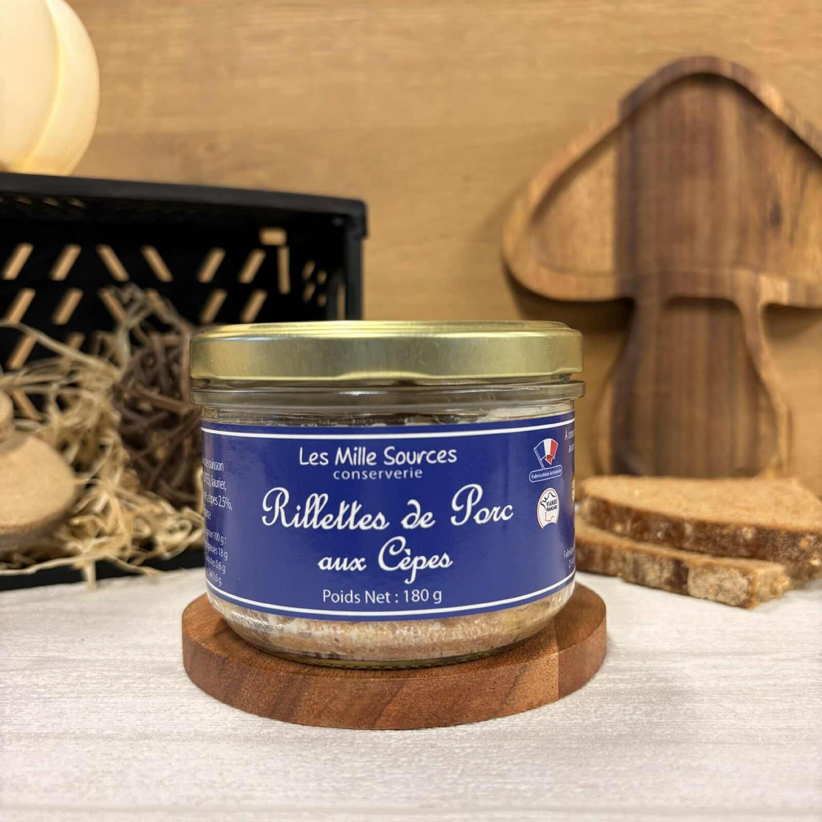 Rillettes de Porc aux cèpes