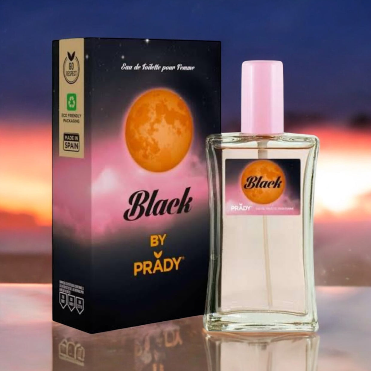 Eau de parfum black 100ml - Prady