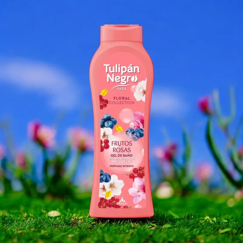 Gel Douche Baies Roses 650ml - Tulipan Negro