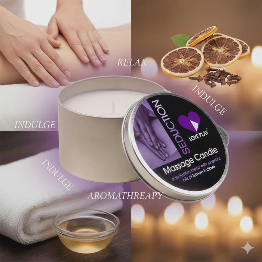 Bougie de massage 200ml LOVE PLAY , Séduction
