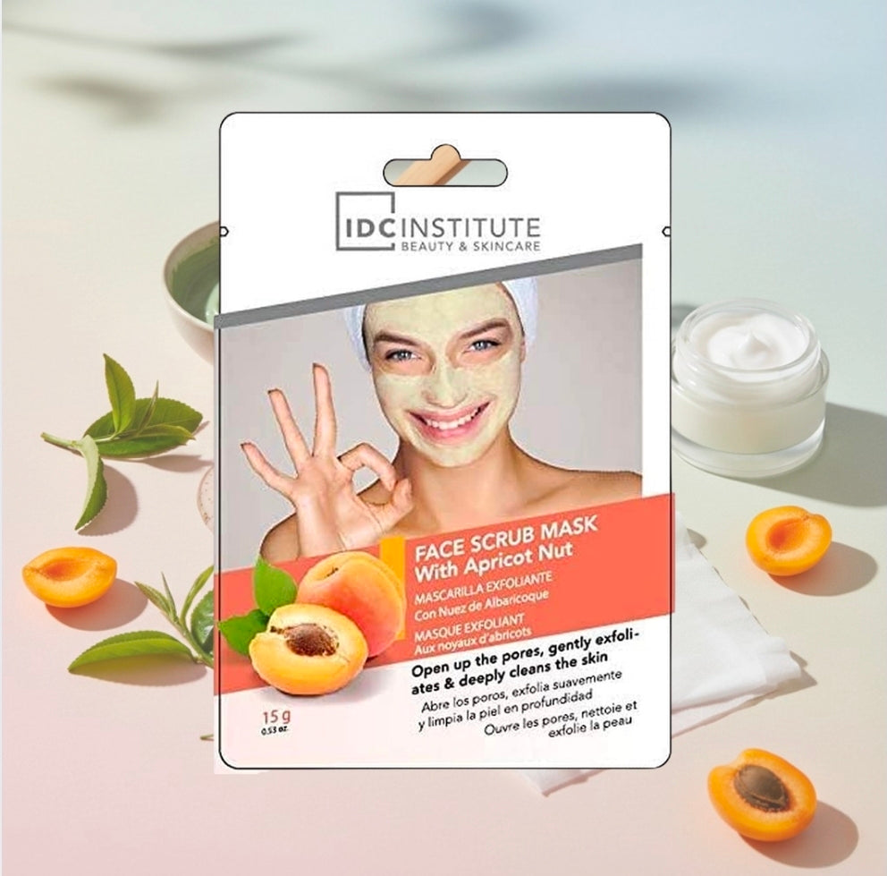 Masque exfoliant visage au noyau d'abricot