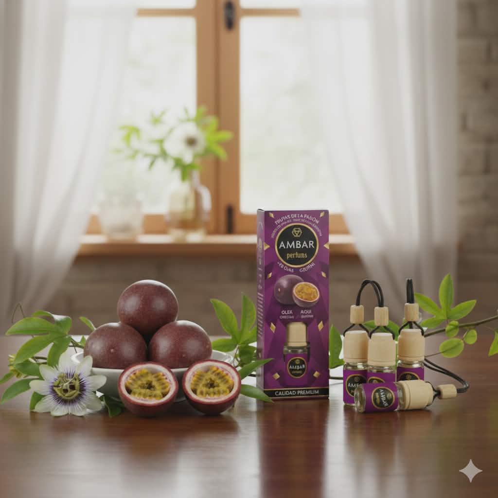 DÉSODORISANT VOITURE AMBAR FRUIT DE LA PASSION