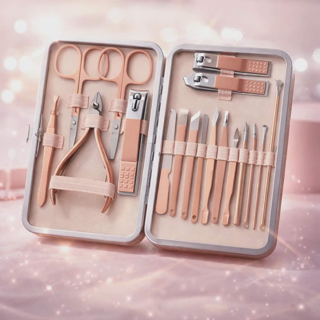 Kit de manucure professionnel 18 pièces