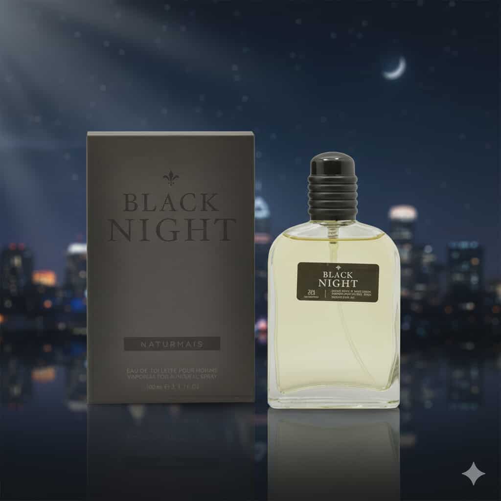 EAU DE TOILETTE NUIT NOIRE POUR HOMME 100ML.