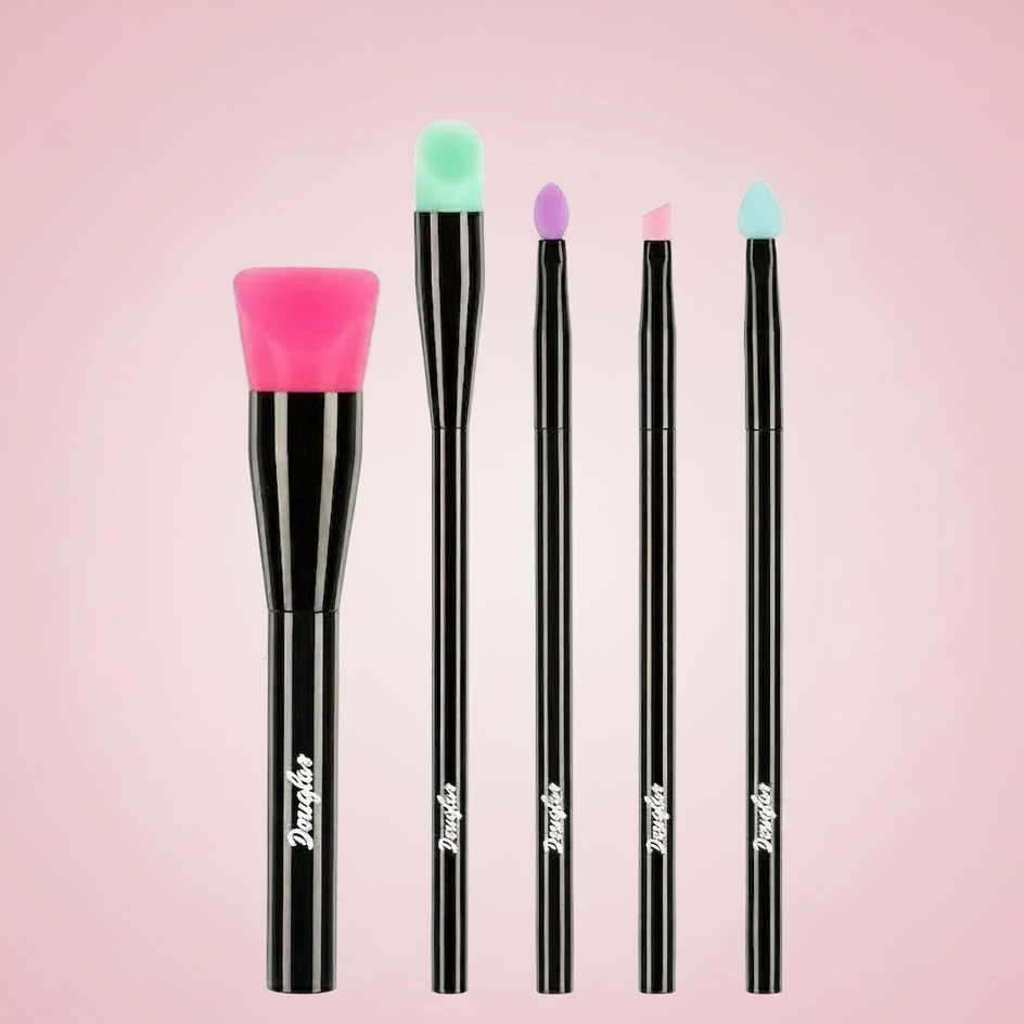 KIT DE 5 PINCEAUX DE MAQUILLAGE EN SILICONE