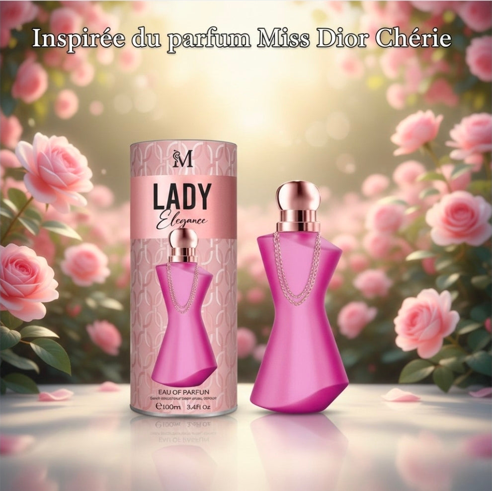 EAU DE PARFUM LADY ELEGANCE POUR FEMME 100ML. MIRAGE BRANDS