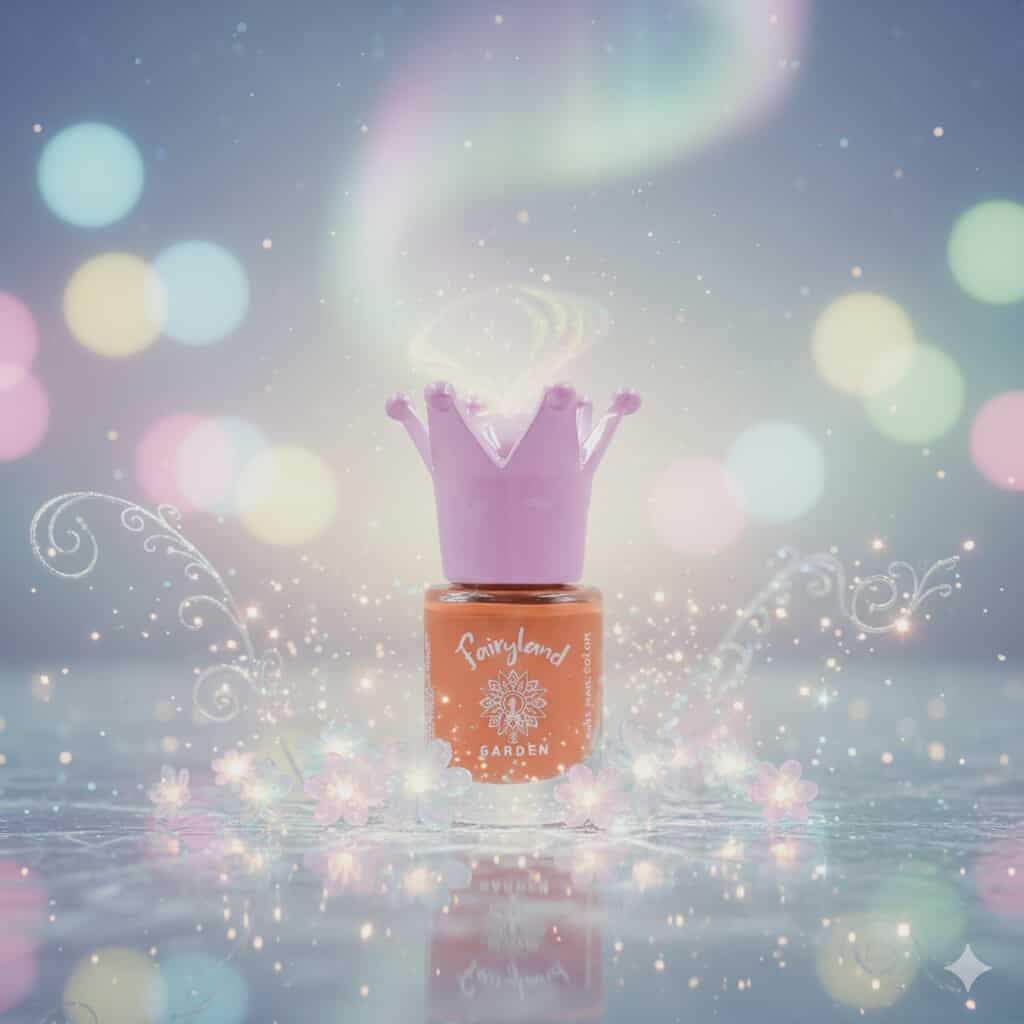 Vernis à ongles à base d'eau FAIRYLAND, Orange Rosy