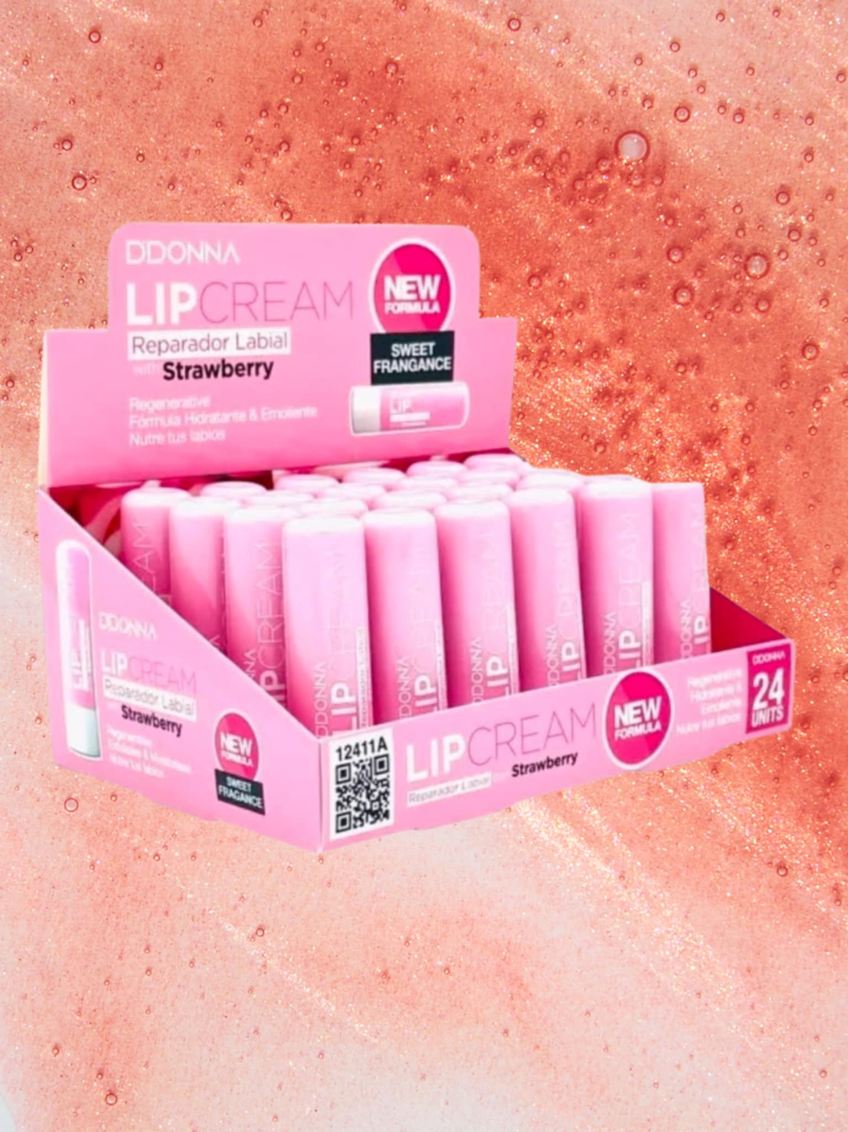 BAUME A LEVRE A LA FRAISE DDONNA 12411A