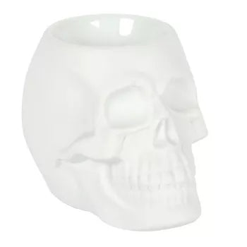 Brûleur à mazout crâne blanc