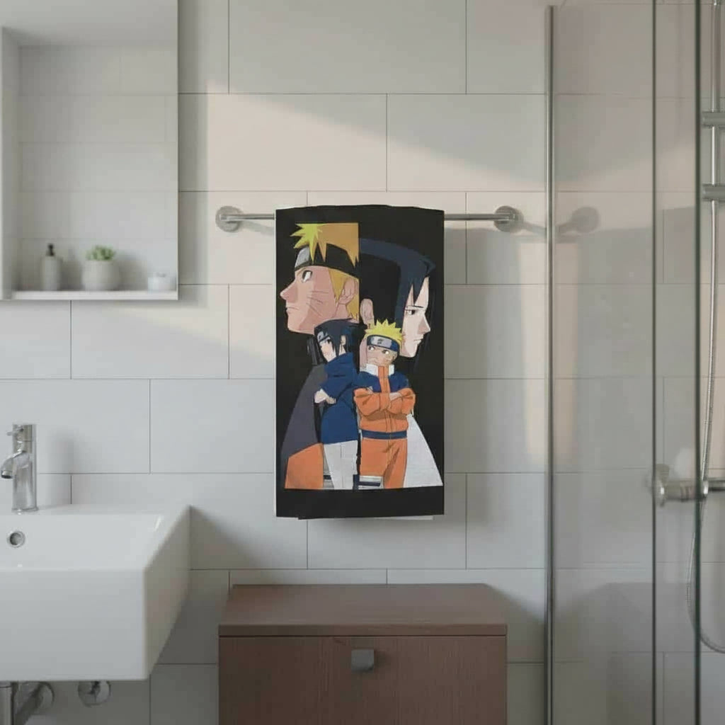 Serviette de bain/de plage Naruto Rivals 70x140cm (Séchage rapide)