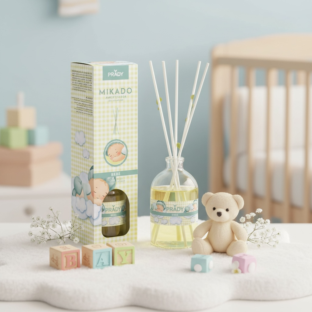 Diffuseur mikado bébé 100ml - Prady
