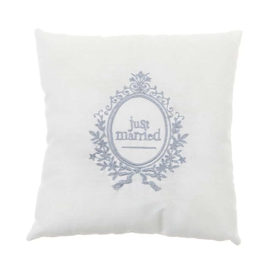 Coussin porte-alliances Just Married - pièce