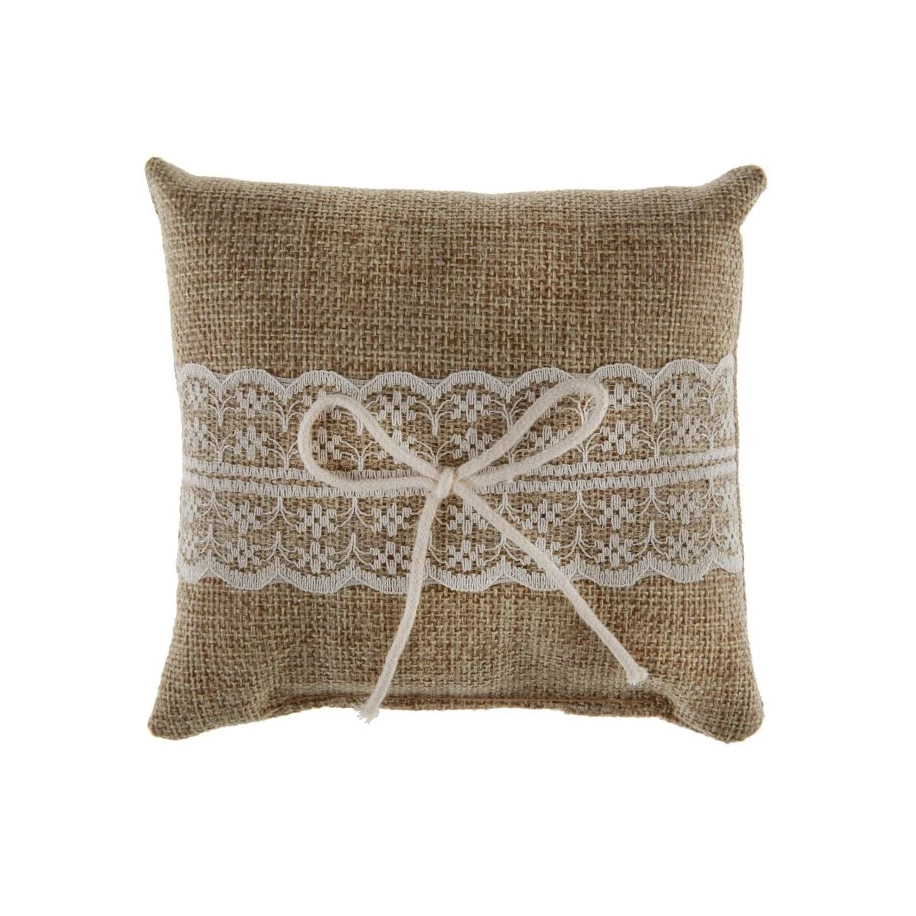 Coussin porte-alliances Naturel Dentelle - pièce