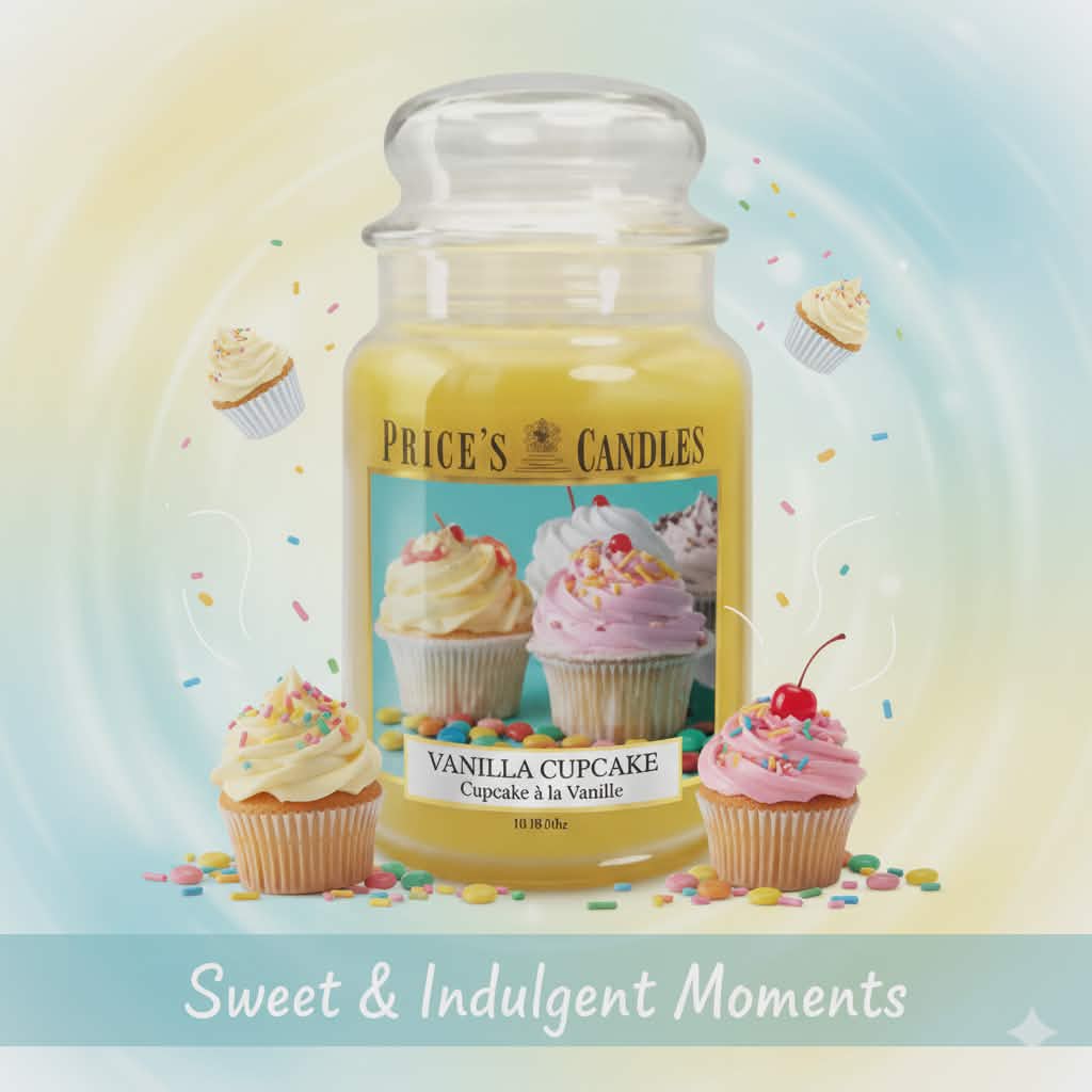 Bougie large Jar VANILLA CUPCAKE