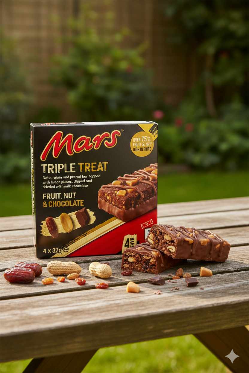 Mars Triple Treat Fruit & Nut 128 Gr