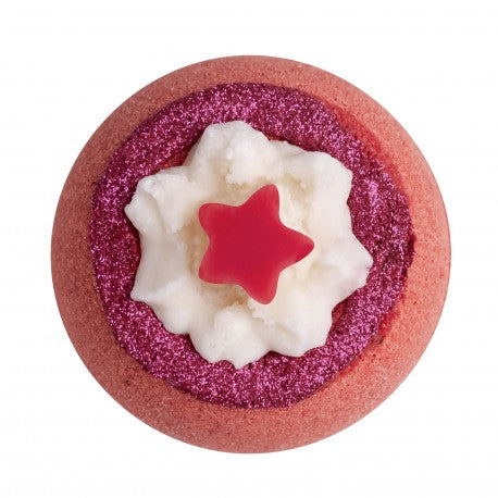 Boule effervescente pour le bain "RED STAR" 190g, senteur Passion