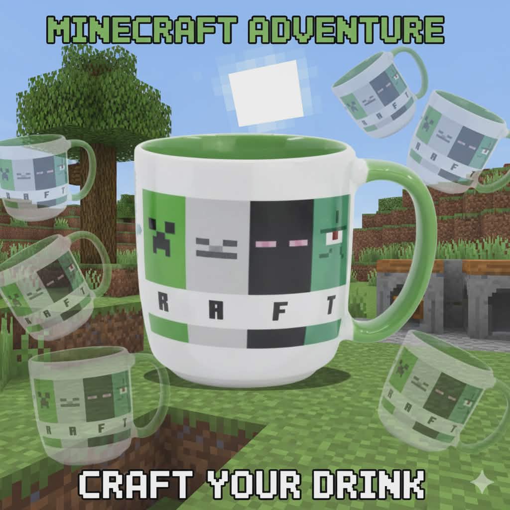 Mug Minecraft Elite en porcelaine 380 ml