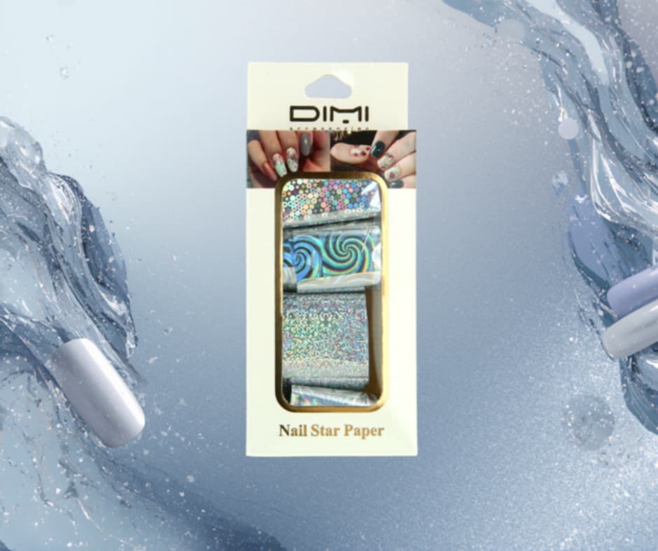 Dimi - Décoration ongles Foil argenté