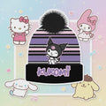Chapeau enfant Hello Kitty Kuromi noir