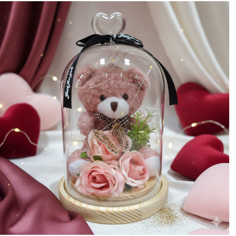 Collection Dômes Lumineux “Éclat d’Amour” – Édition Spéciale Saint-Valentin