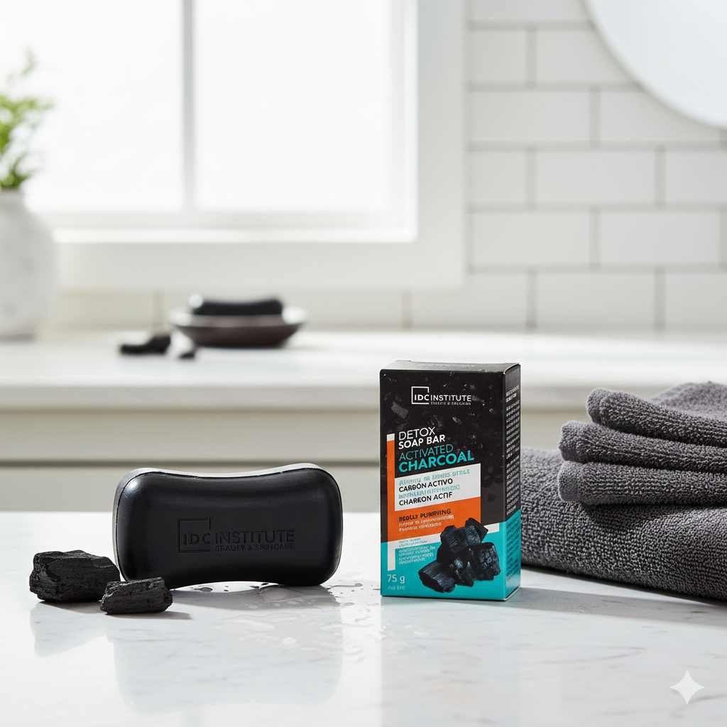 SAVON MAINS DETOX AU CHARBON ACTIF 75GR. IDC INSTITUTE