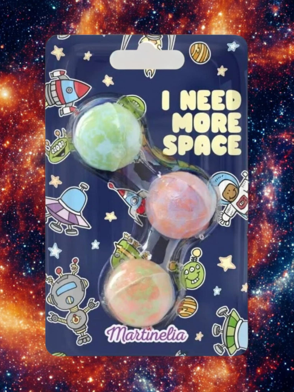 KIT BOMBES DE BAINS GALAXY MARTINELIA 42103