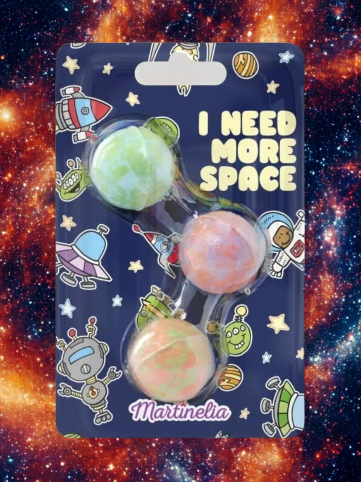 KIT BOMBES DE BAINS GALAXY MARTINELIA 42103