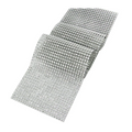 Chemin de table Strass argent - 1 mètre