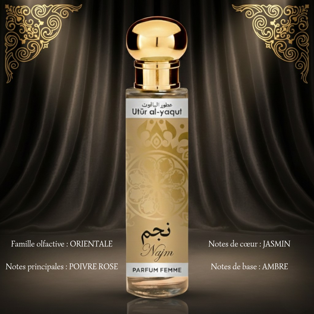 Eau de parfum NAJM pour femme 30ml – UTUR AL YAQU