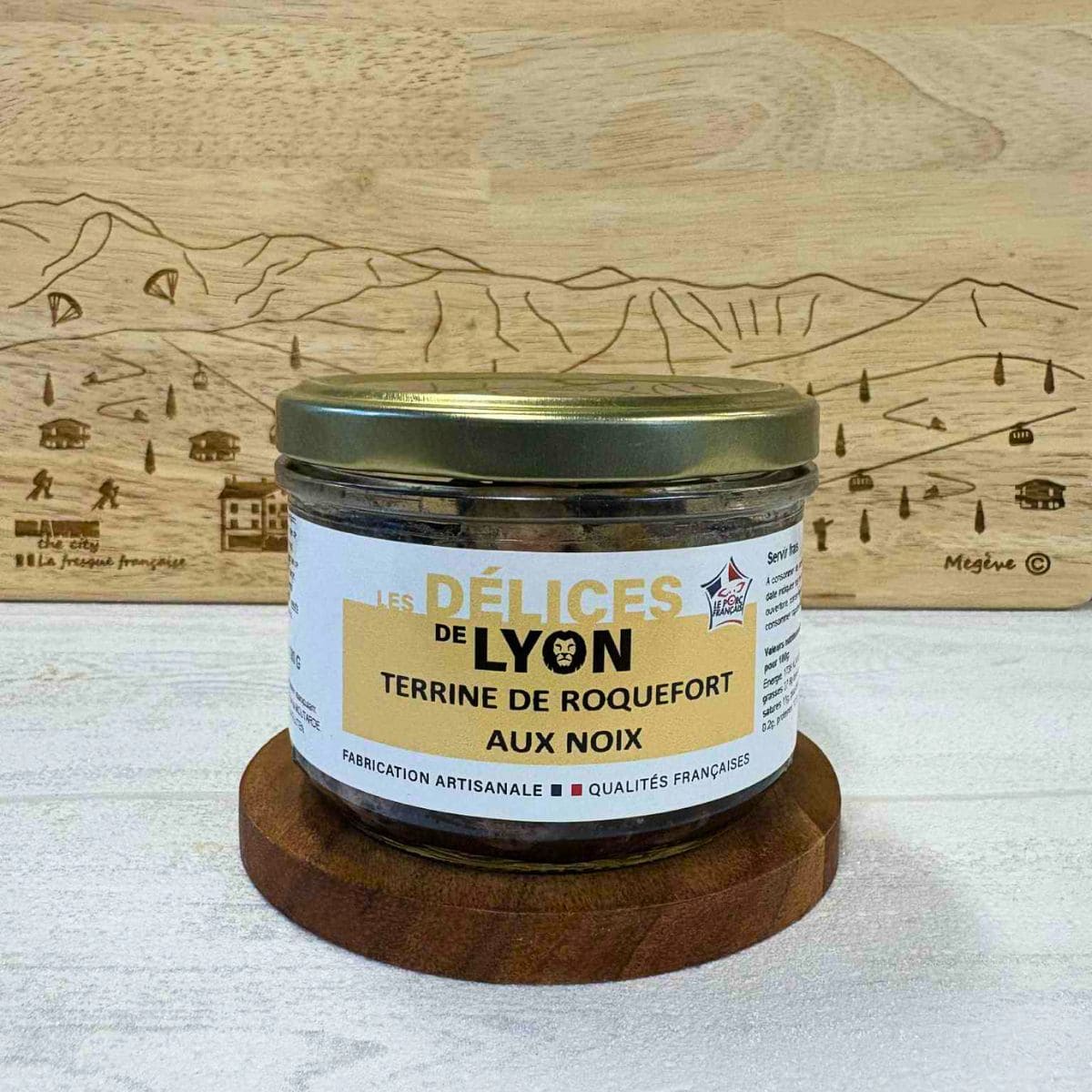 Terrine au roquefort et aux noix