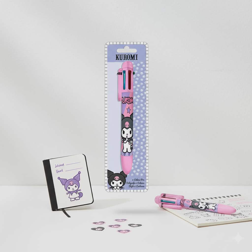 Stylo Hello Kitty Kuromi 6 couleurs