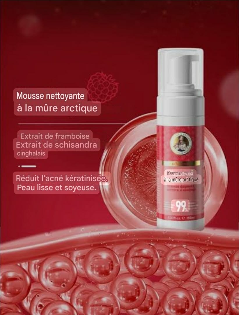 MOUSSE NETTOYANTE VISAGE MÛRE 150ML. KORMESIC